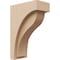 Ekena Millwork 5"W x 10"D x 15"H Classic Helena Rough Cedar Woodgrain TimberThane Corbel, Primed Tan CORUR05X10X15HELRCPR - alternate 1